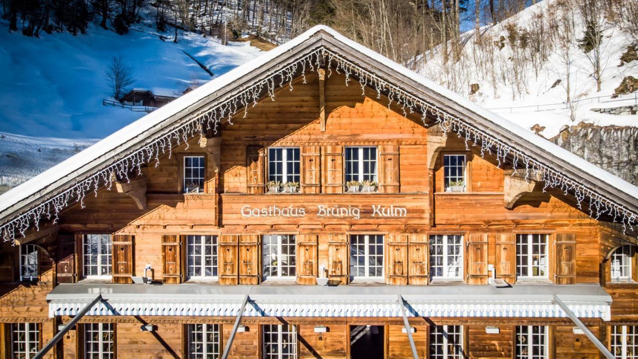 Gasthaus Brunig Kulm Hotel Brunig Pass Exterior foto